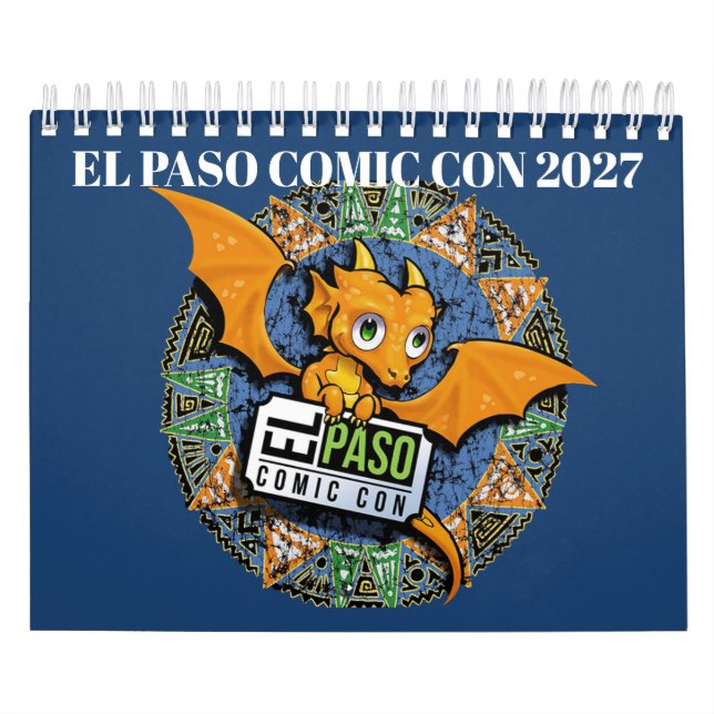 El Paso Comic Con 2026 Cosplay-bilder Kalender (Omslag)