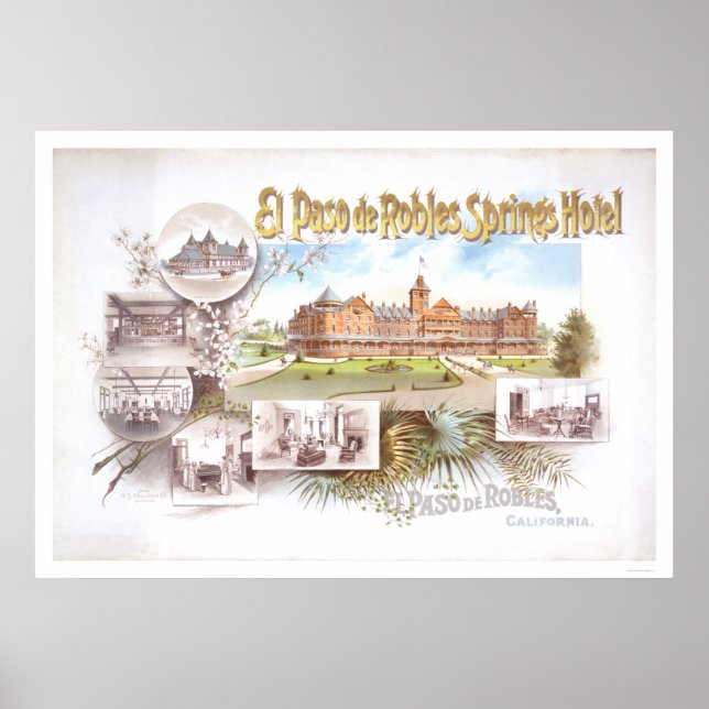 El Paso de Robles Vår Hotel Poster (Framsidan)