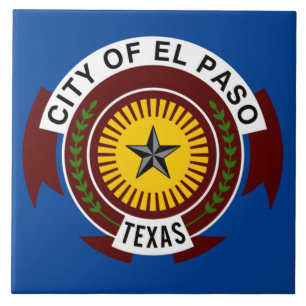 El Paso flagga Kakelplatta