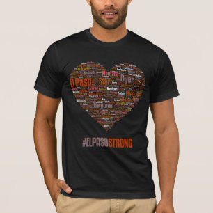 El Paso hjärta 2019 - ökentemamörk T Shirt
