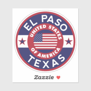 EL PASO, Texas Klistermärken