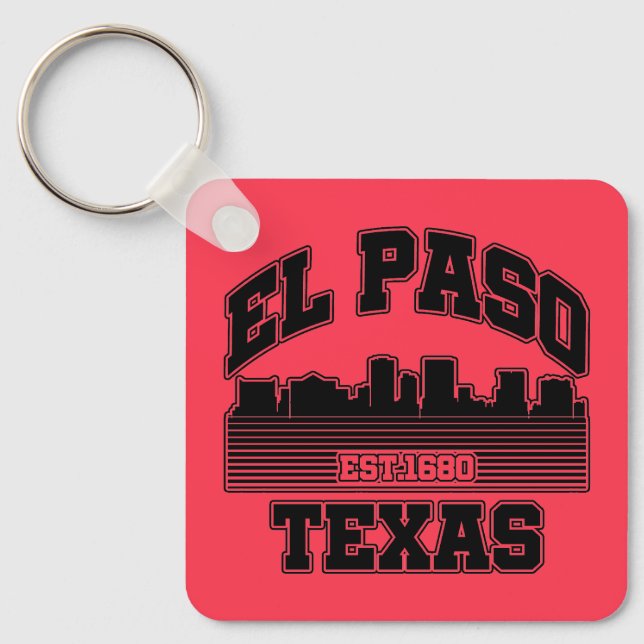 El Paso,Texas Nyckelring (Framsida)