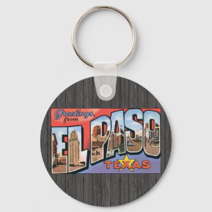 El Paso Texas Nyckelring