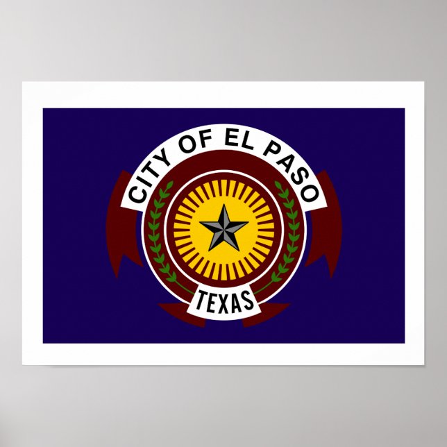 El Paso, Texas Poster (Framsidan)