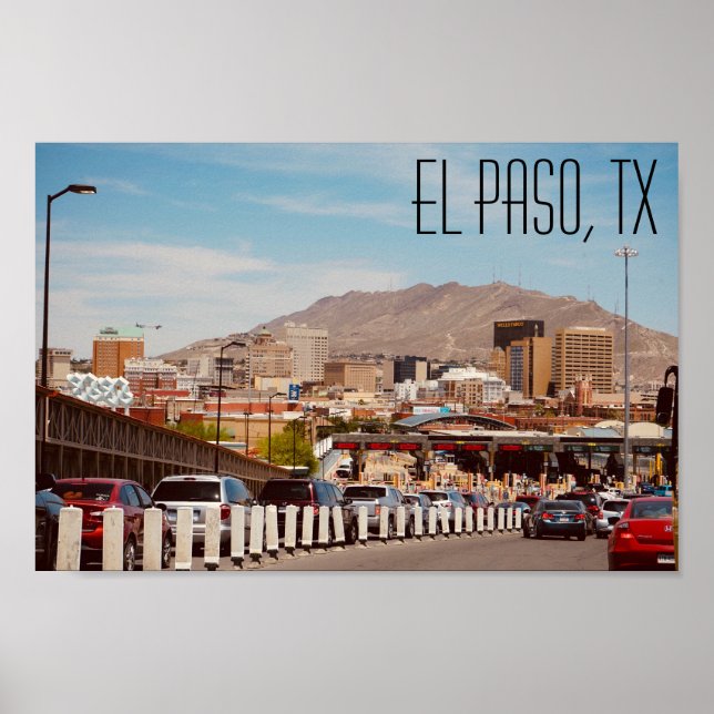 El Paso Texas Poster (Framsidan)