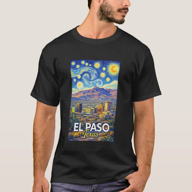 El Paso Texas T Shirt (Framsida)