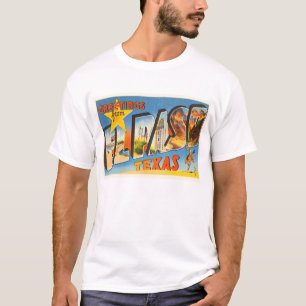 El Paso Texas TX gammal vintage resorsouvenir Tee