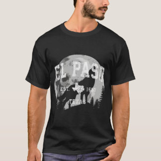 El Paso Texas Tx Vintage Athletic Sports Design T Shirt