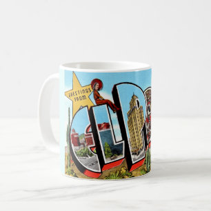 El Paso TX vykort Kaffemugg