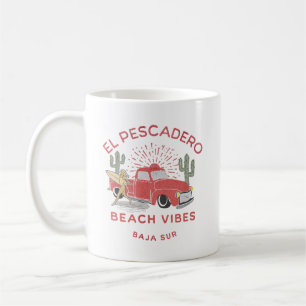El Pescadero Beach Vibes vintage Kaffemugg