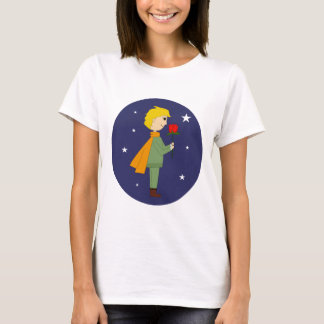 El principito admirando su rosa t shirt