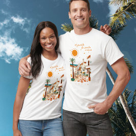 El puerto de santa María Spanien vit stad kläder T Shirt
