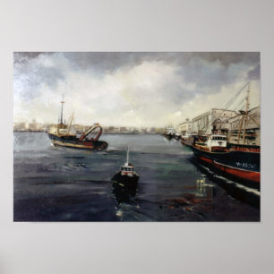 El puerto/O porto/port Poster