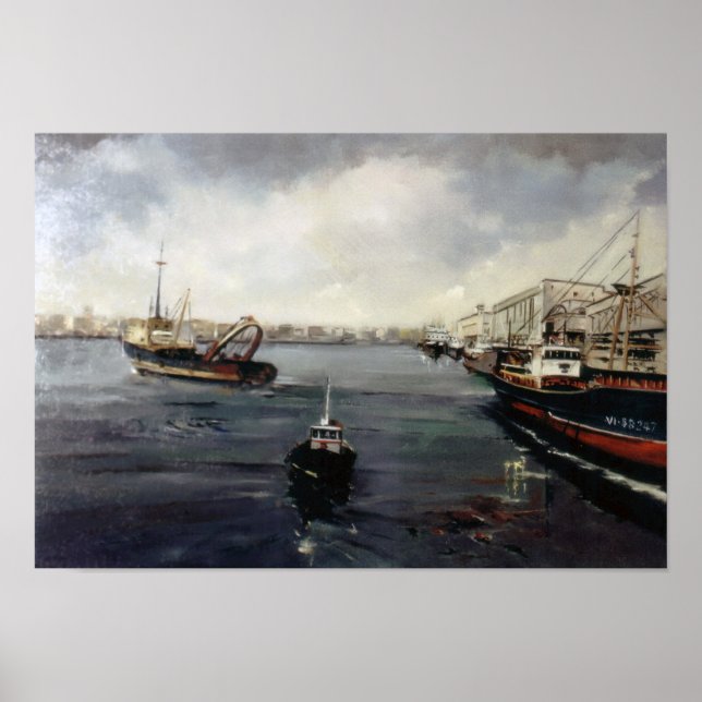 El puerto/O porto/port Poster (Framsidan)