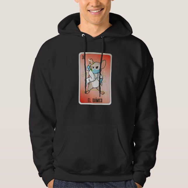El Químico Mexican Slang Lottery Bingo Cards   Hoodie (Framsida)