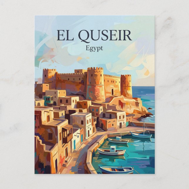 El Quseir Egypt translates to Vykort (Framsida)