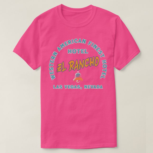 El Rancho Casino Hotel Las Vegas T Shirt (Design framsida)