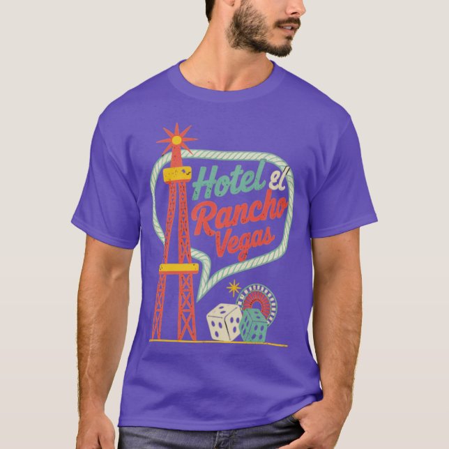 El Rancho - Las Vegas T Shirt (Framsida)
