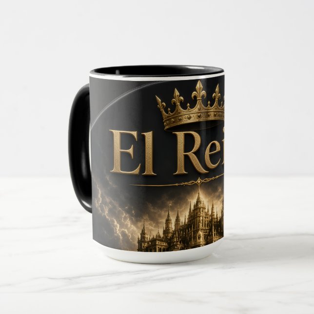 El Reino de los Dragones Premium Mugg (Framsida vänster)