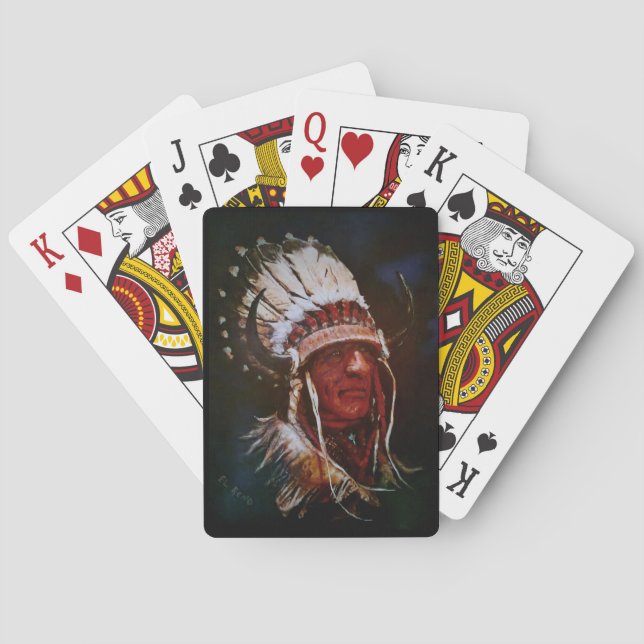 "El Reno Chief" Classic Playing Cards Casinokort (Baksidan)