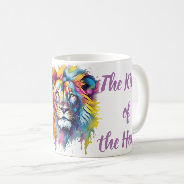 El rey de la casa kaffemugg (Framsida höger)