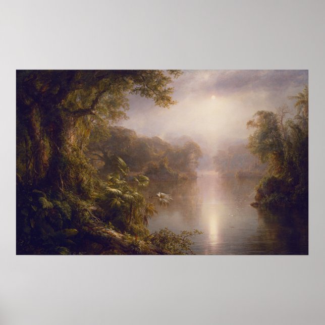 El Rio de Luz - Frideric Church Fine Poster (Framsidan)