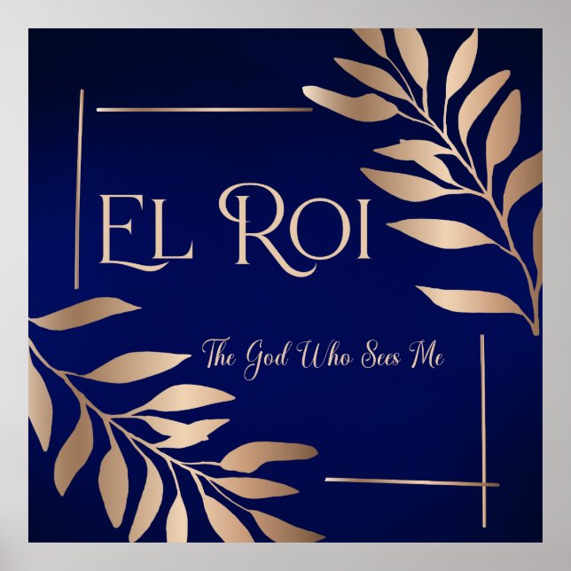 El Roi 3 (Sapphire/Guld) Poster (Framsidan)