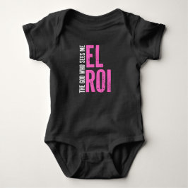 El Roi - Den Gud som ser mig - Snygg Fet Vers T Shirt
