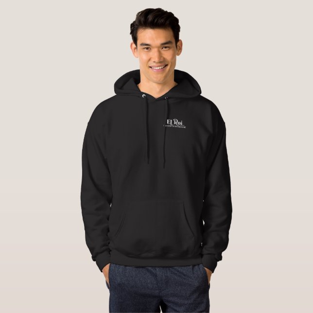 El Roi Gud som ser Genesis 16:13 Bible  Hoodie (Hel framsida)