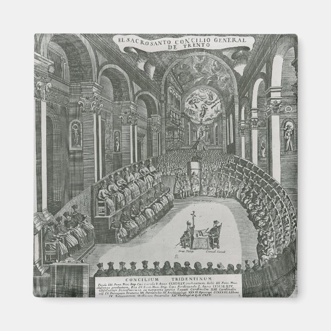 El Sacrosanto Concilio General de Trento Magnet (Framsidan)