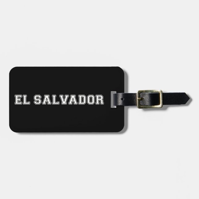 El Salvador Bagagebricka (Horisontell Framsida)