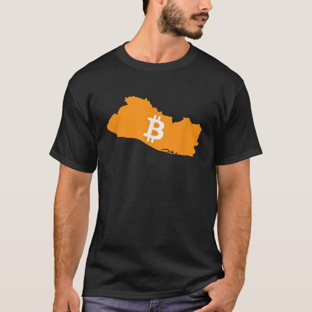 El Salvador Bitcoin BTC Currency Wallet App Legal T Shirt (Framsida)