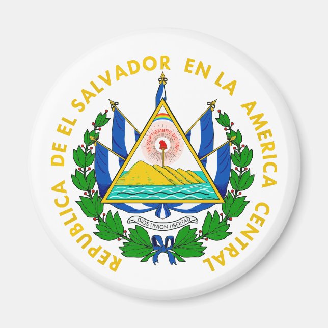 El Salvador COA Magnet (Framsidan)