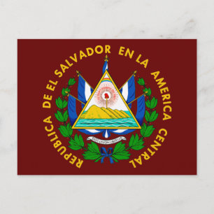 El Salvador COA Vykort