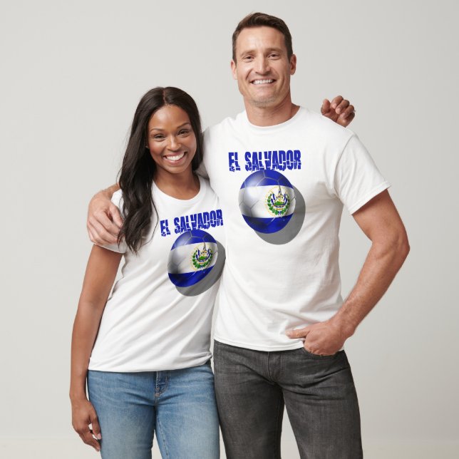 El salvador Cuscatlecos Soccer fläkt-växel T-shirt (Unisex)