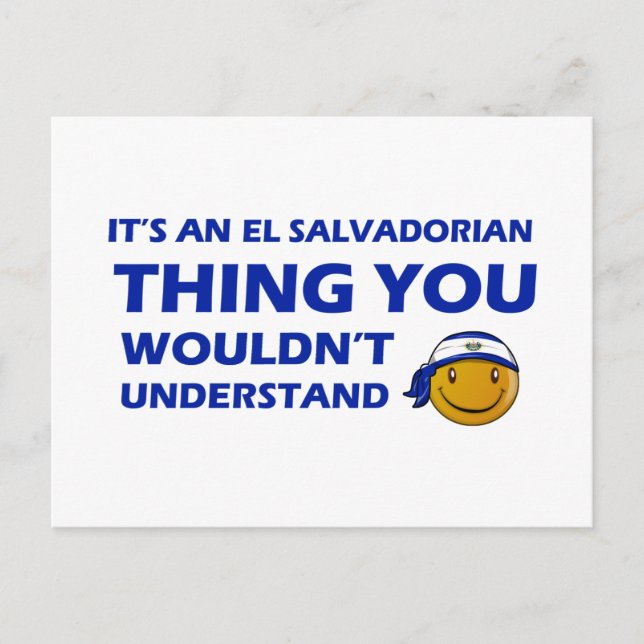 El Salvador-design Vykort (Framsida)