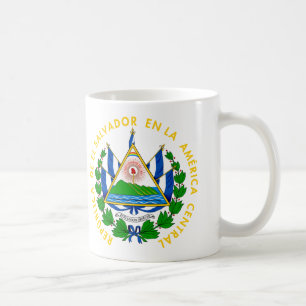 El Salvador - emblem/flagga/vapensköld/symbol Kaffemugg