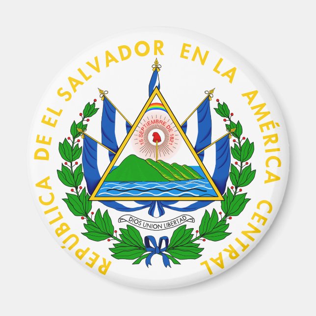el salvador emblem magnet (Framsidan)