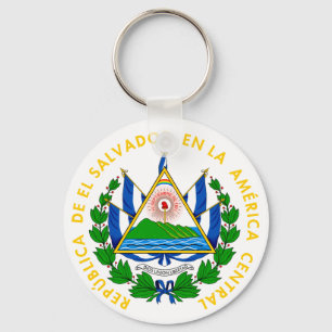 el salvador emblem nyckelring