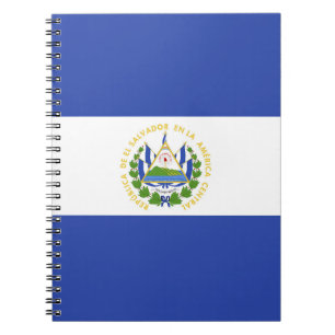 El Salvador flagga Anteckningsbok