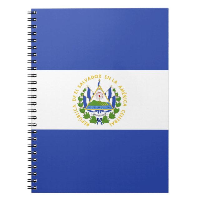 El Salvador flagga Anteckningsbok (Framsidan)