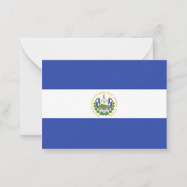 El Salvador flagga Anteckningskort