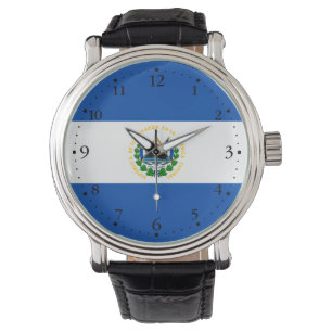 El Salvador Flagga Armbandsur