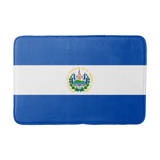 El Salvador Flagga Badrumsmatta (Framsidan)