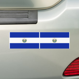 El Salvador Flagga Bildekal