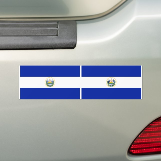 El Salvador Flagga Bildekal (På Bil)