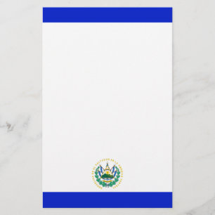 El Salvador flagga Brevpapper