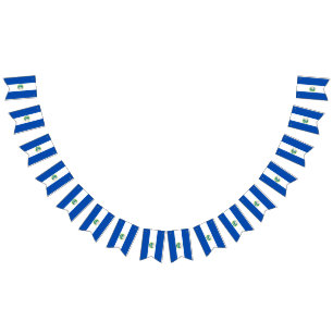 El Salvador flagga buntbanderoll