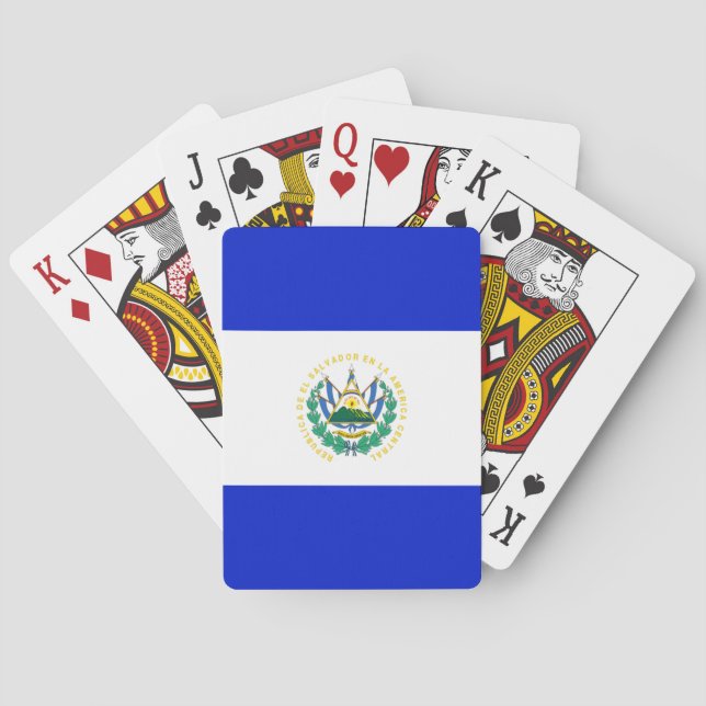 El Salvador flagga Casinokort (Baksidan)