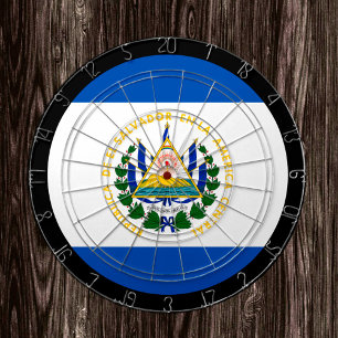 El Salvador Flagga Dartboard & El Salvador/ match Darttavla